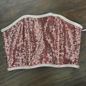 Victoria’s Secret pink sequined bralette